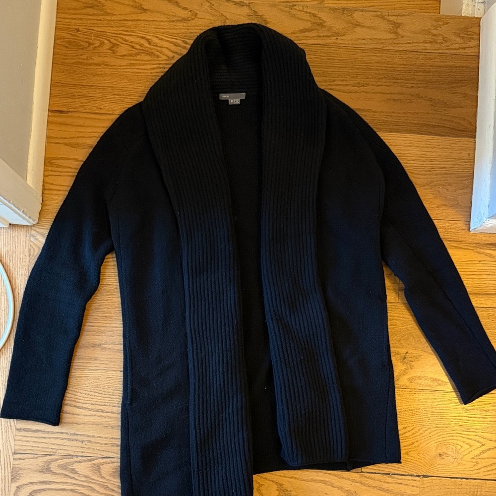 Vince Black Cardigan Sweater